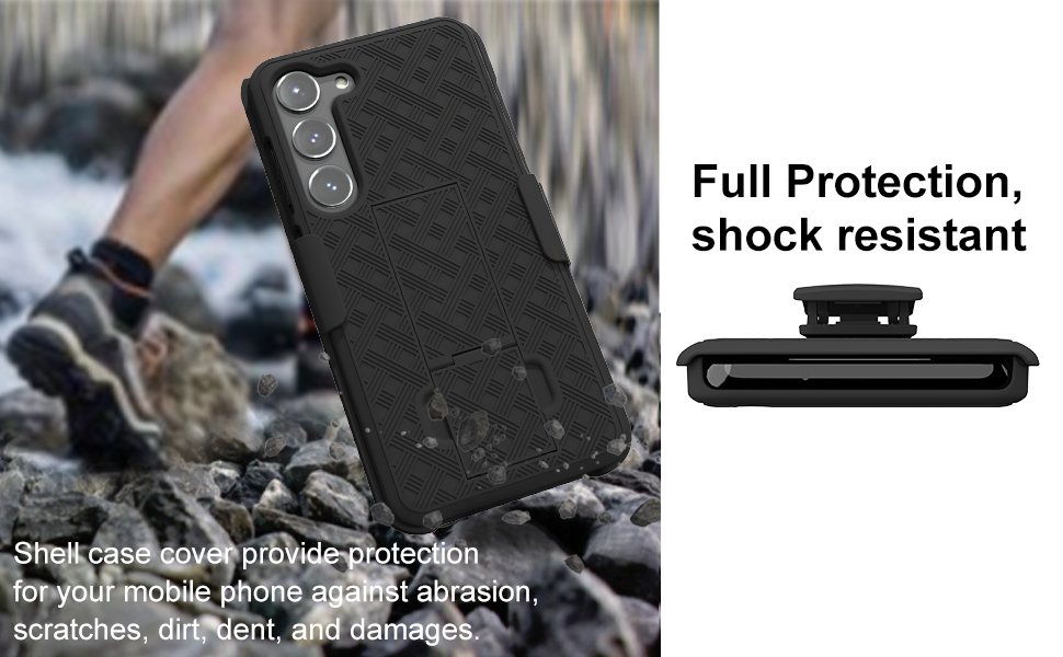 Ailiber for Samsung Galaxy S25 S24 Case with Belt Clip
