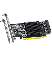 GLOTRENDS ST583 4-Port SFF-8643 to PCIE 3.0 X16 Adapter Card with PEX8747 Controller for High-Den...