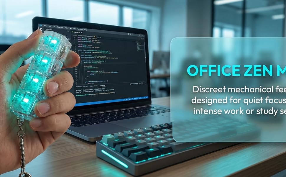 tactile fidget keychain for anxiety