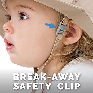 break-away safety clip