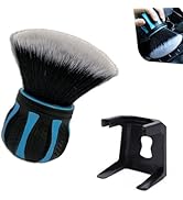 Opuweiy Car Detailing Brush, Ultra Soft Tire Shine Brush with Storage Rack, Interior Cleaning Too...