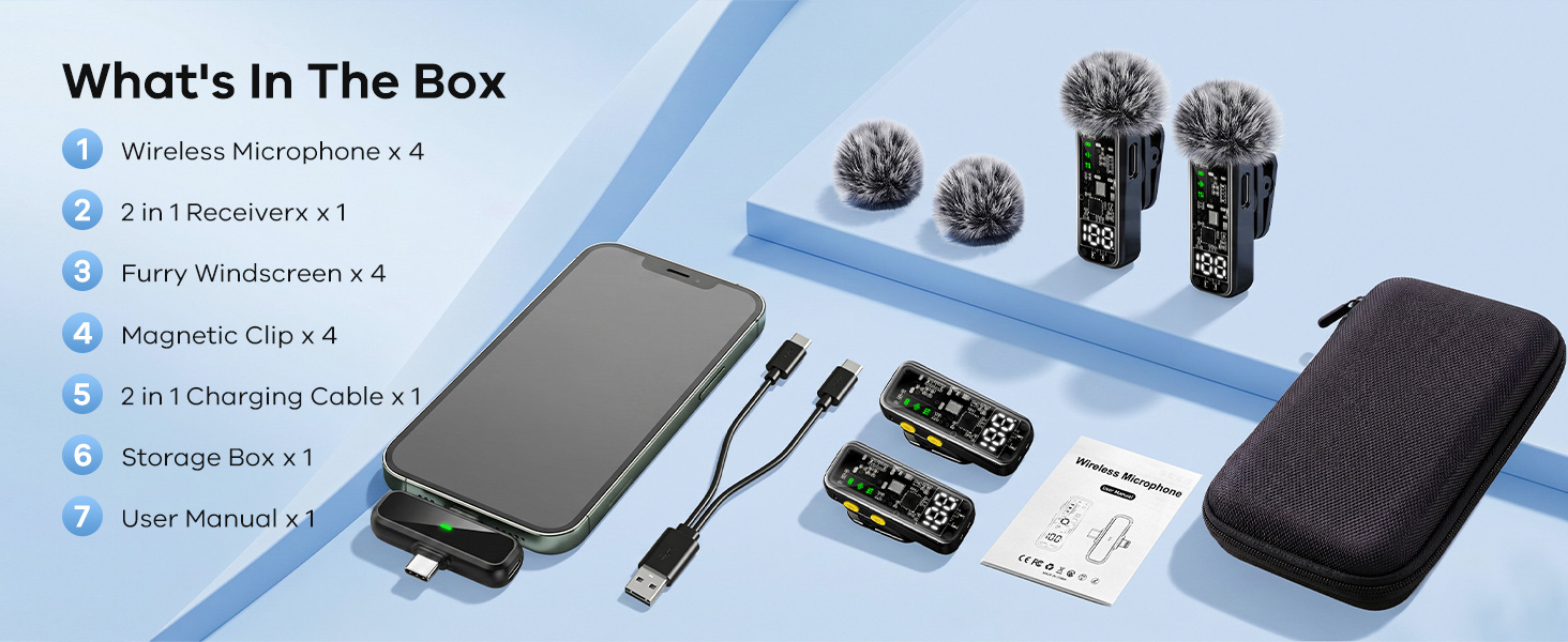 wireless microphone for iphone 17
