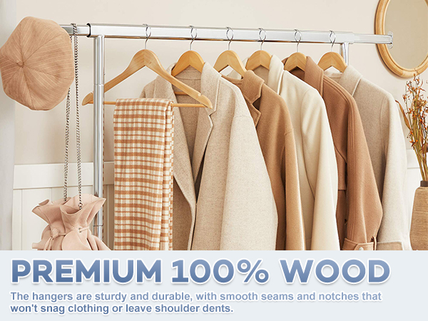 wooden hangers