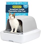 PetSafe ScoopFree Crystal Pro Self-Cleaning Litter Box | Up to 30 Days Hands-Free Automatic Clean...
