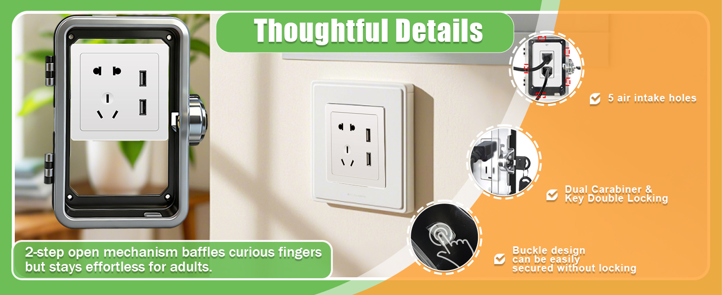 Electrical Outlets Lock Box