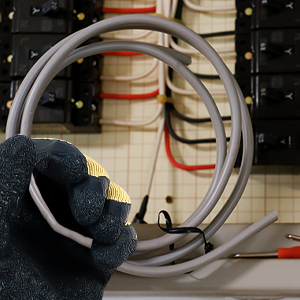 electrical-insulating rubber gloves