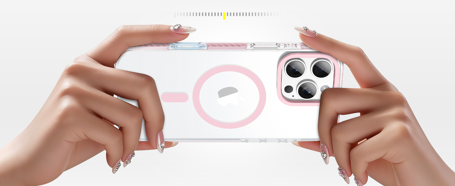 clear light pink case