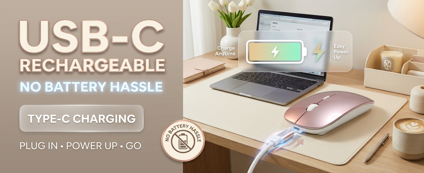 Rechageable mouse