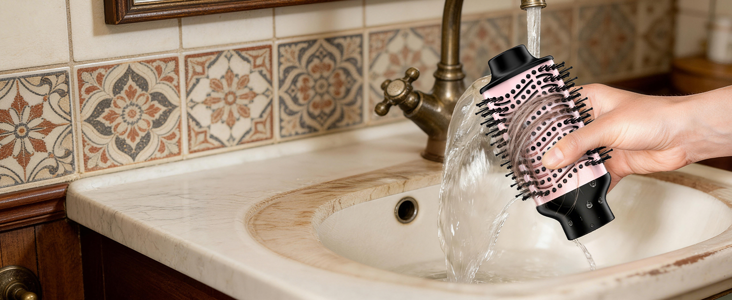 rotating hair brush
