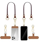Hovmwey Stretchy Phone Lanyard Tether, 2 Pack Phone Leash Anti-theft Phone Strap for Anti-drop Ou...