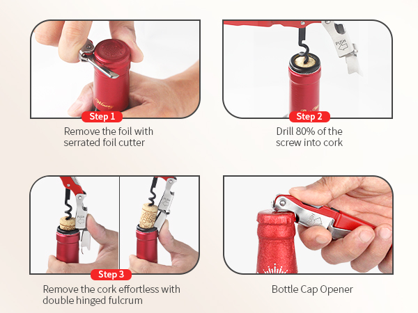 wine opener manual