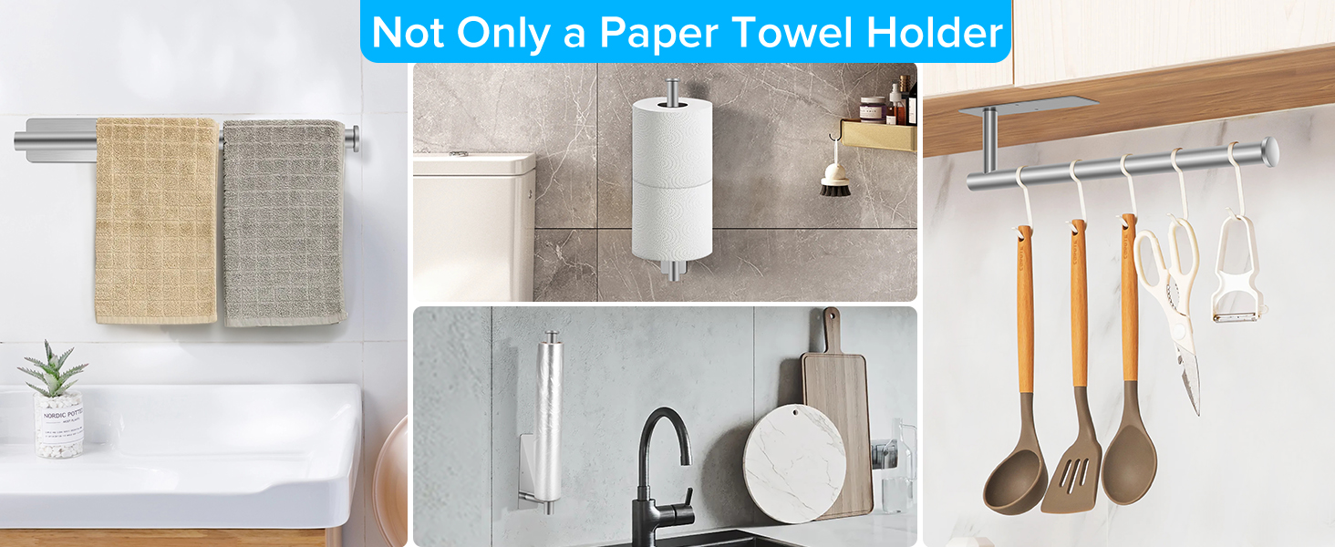 paper towel holder under cabinet, under cabinet paper towel holder, paper towel holder wall mount