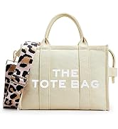 The Tote Bag For Women,Womens Tote Bags with zipper,Canvas Tote Purse Can shoulder/crossbody,Hand...