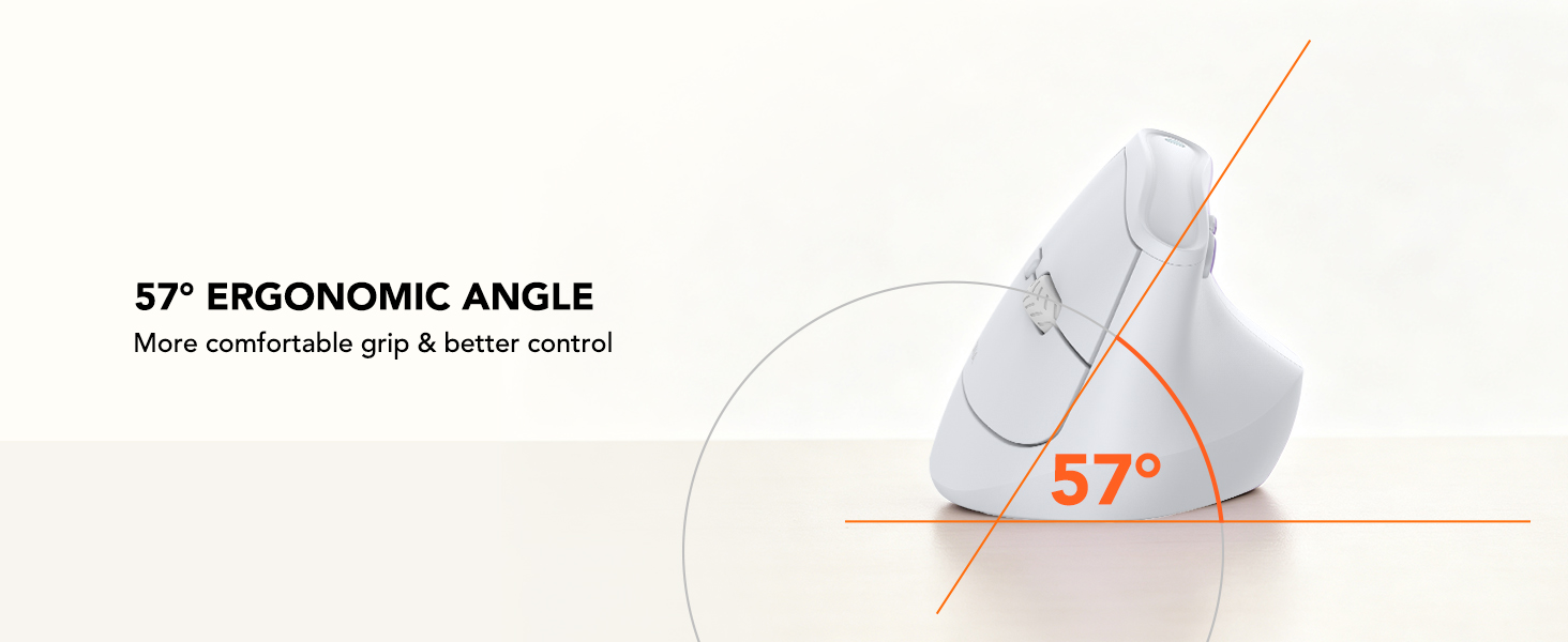 57° title ergonomic design