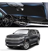 Sunshade for Suburban Windshield Sun Shade Custom Fit 2021-2023 2024 2025 Chevy Chevrolet Suburba...