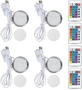 Remote Control RGB LED Lamp Kit for Bambu Lab 3D Printer Accessories-3D Printer DIY Multicolor Li...