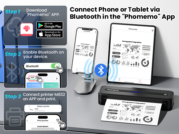 portable inkless printer