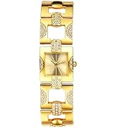Avaner Women's Bracelet Square Watches: Gold Silver Stainless Steel Strap Rhinestones Analog Quar...