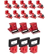 TRADESAFE Circuit Breaker Lockout Device Bundle - 10pcs 120/277V Medium, 3pcs 480/600V Large, 3pc...