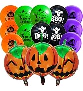HADCKJA Double-Faced Pumpkin Balloons Halloween Party Supplies Halloween Balloons Pumpkin Balloon...