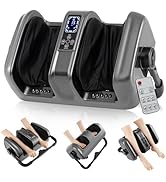 ARLIME Foot Massager with Heat, Deep Kneading Shiatsu Machine for Muscle Arm Relaxation, Foot and...