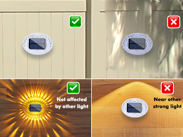 Solar Fence Lights