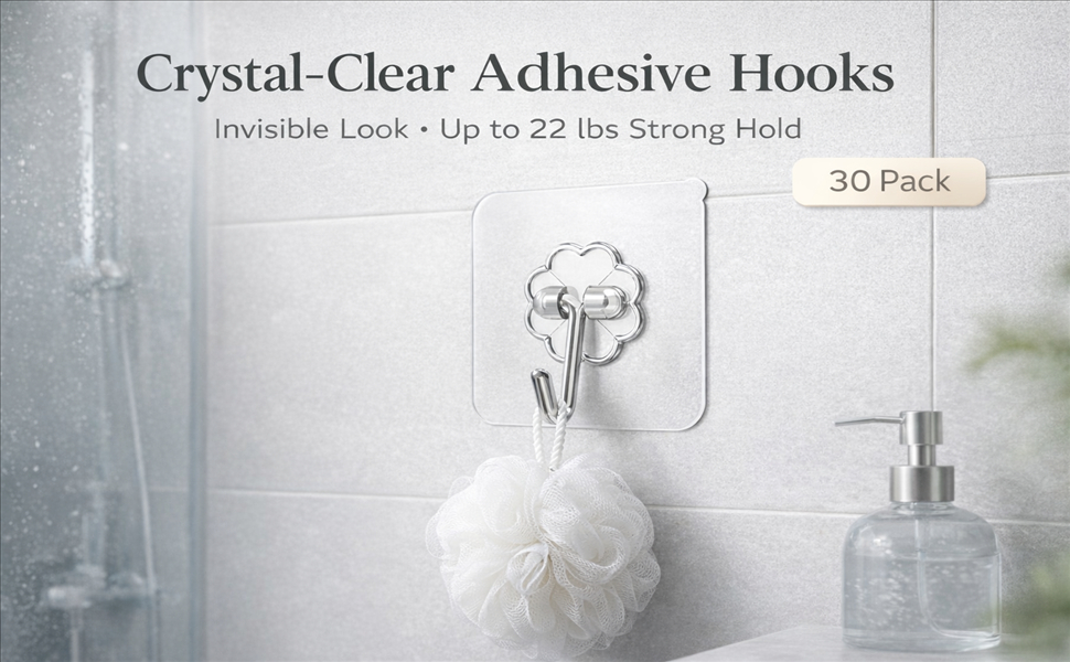 Strong Hold Up to 22 lbs • Waterproof • Rust-Resistant Stainless Steel