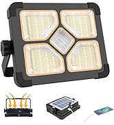 ERAY Portable LED Work Light with Rechargeable Battery 15000mAh 10000 LM, Solar Camping Lights, I...