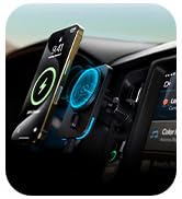 truck phone mount magnetic for windshield dashboard phone holder with usb c charging feature