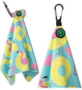 Acebirdie Magnetic Golf Towel for Golf Bags Microfiber Fabric Waffle Pattern Towels for Men or Wo...