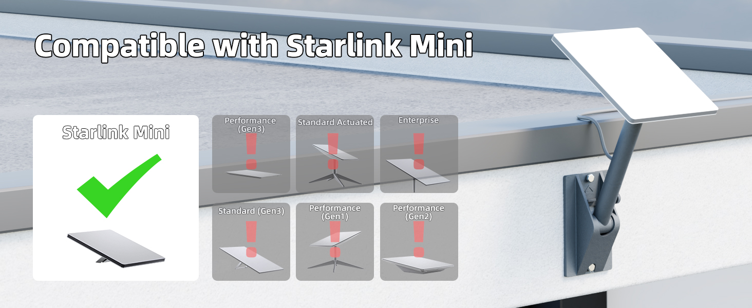 starlink mini mount house starlink mini roof mount kit mini starlink mount starlink mini bracket