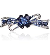Sankuwen Flower Hairpin Rhinestone Hair Clips Hair Jewelry Barrettes for Women Gifts for Girls Fa...
