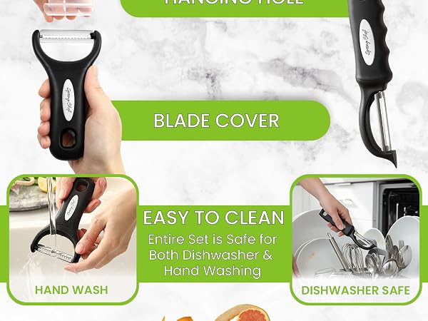 potato peeler with blade cover