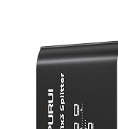 DUOPURUI Ethernet Splitter 1 to 3,1000Mbps High Speed Network Splitter,LAN Splitter 3 Port with U...