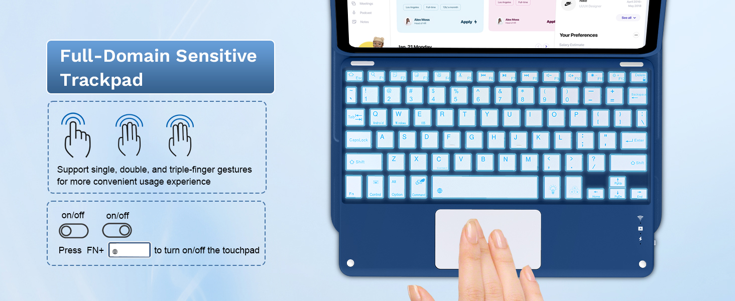 ipad 11 inch case with keyboard