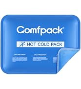 Soft Ice Pack for Sports Injuries, Long Lasting Multipurpose Gel Ice Pack with Dual Temp...