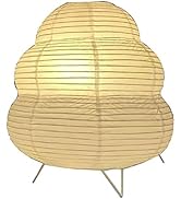 Bedside Table Lamp Paper Standing Lamp Room Decoration Festival Lantern Light Nightstand Desk Lam...