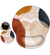 DINKY Ergonomic Mouse Pads, Cute Mouse Pad with Wrist Rest Support Gel, Non-Slip PU Base Mouse Ma...