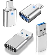 4Pcs USB to USBC-C Adapter, USB C to USB Adapter, USB A to USB C Adapter Type C OTG Adapter USB C...