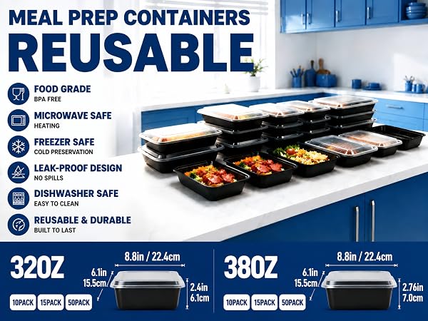 plastic containers with lids