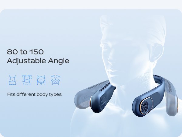 neck fans that blow cold air; personal fan; neck fan rechargeable; travel gifts for women;