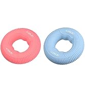 uxcell Hand Grip Strengtheners,Silicone Rings Fingers Forearms Exercise Grip Trainer for Rock Cli...