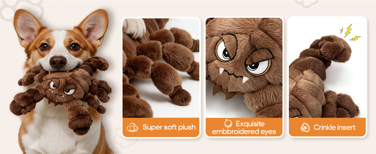 Squeaky Interactive Toys for Small Medium Large Dogs
