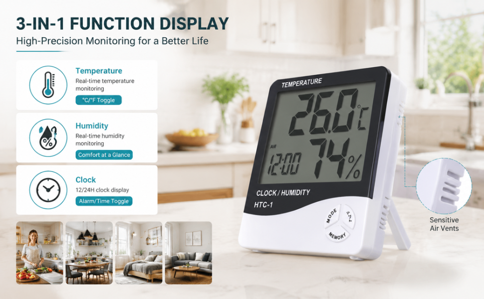 Indoor Thermometer Hygrometer