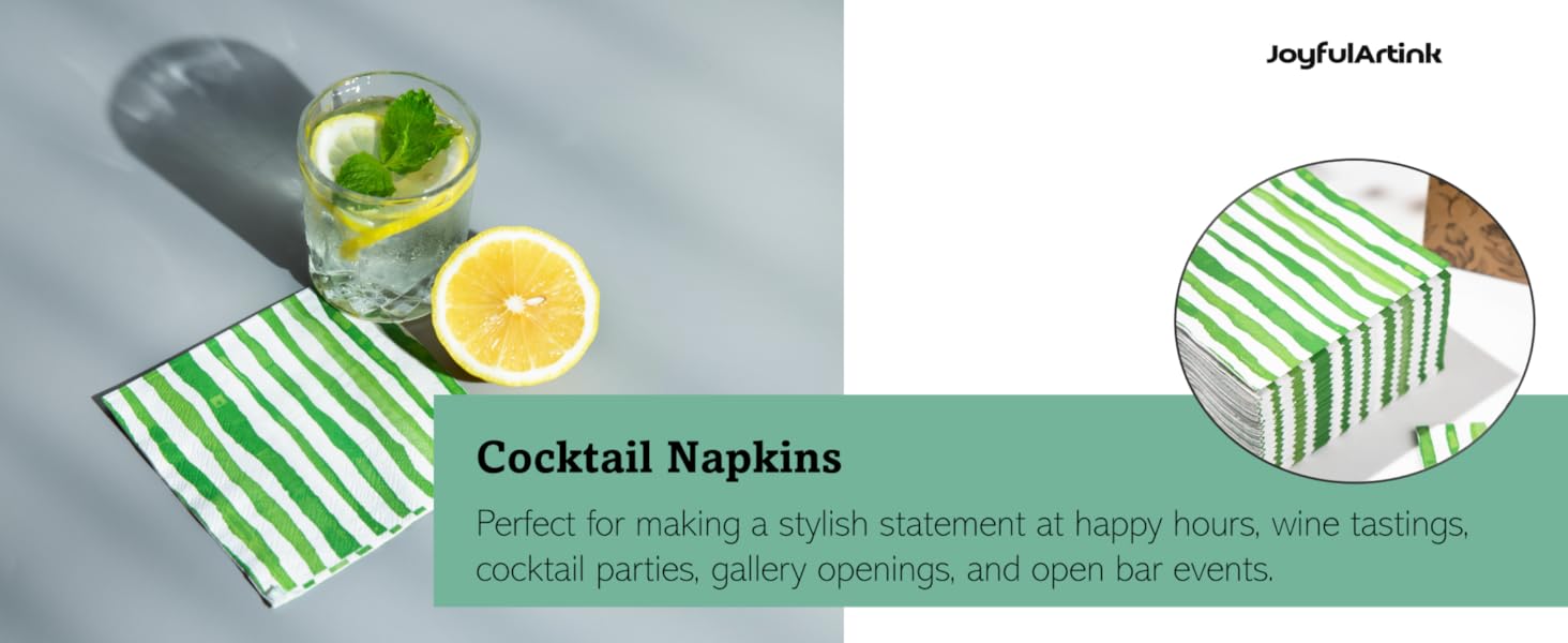 cocktail napkins