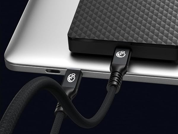 usb c to usb c high speed data transfer cable 40gbps 20gbps 10gbps 5gbps