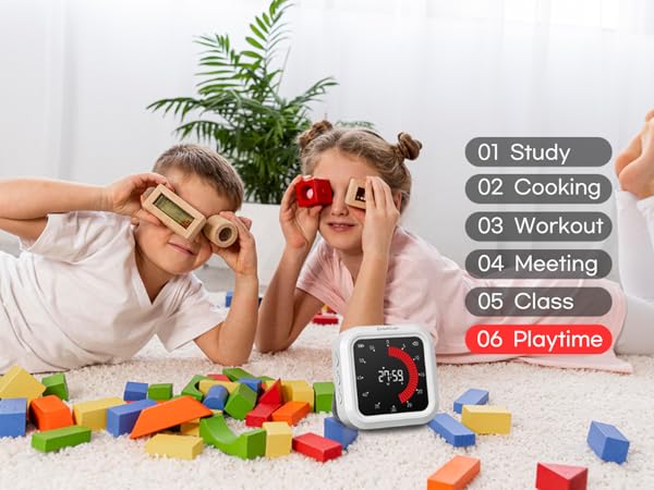 Creaviva digital visual timer kids game timer playtime time management