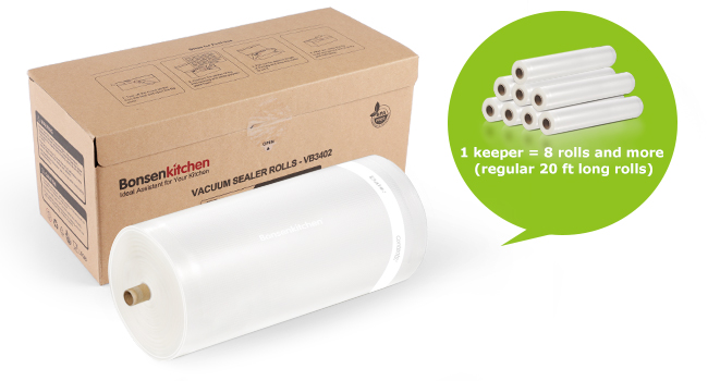 Vaccum sealer roll bags