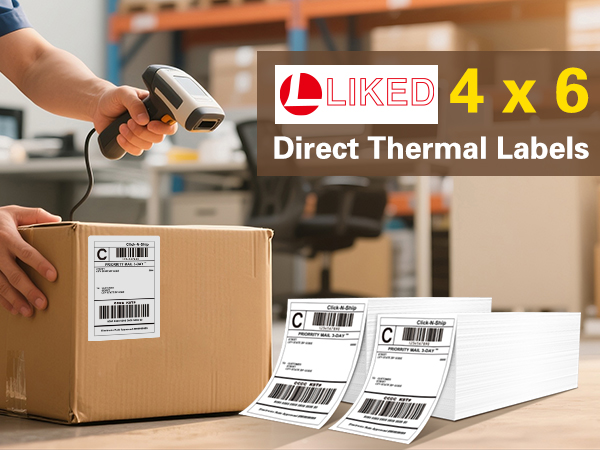 4x6 direct thermal labels