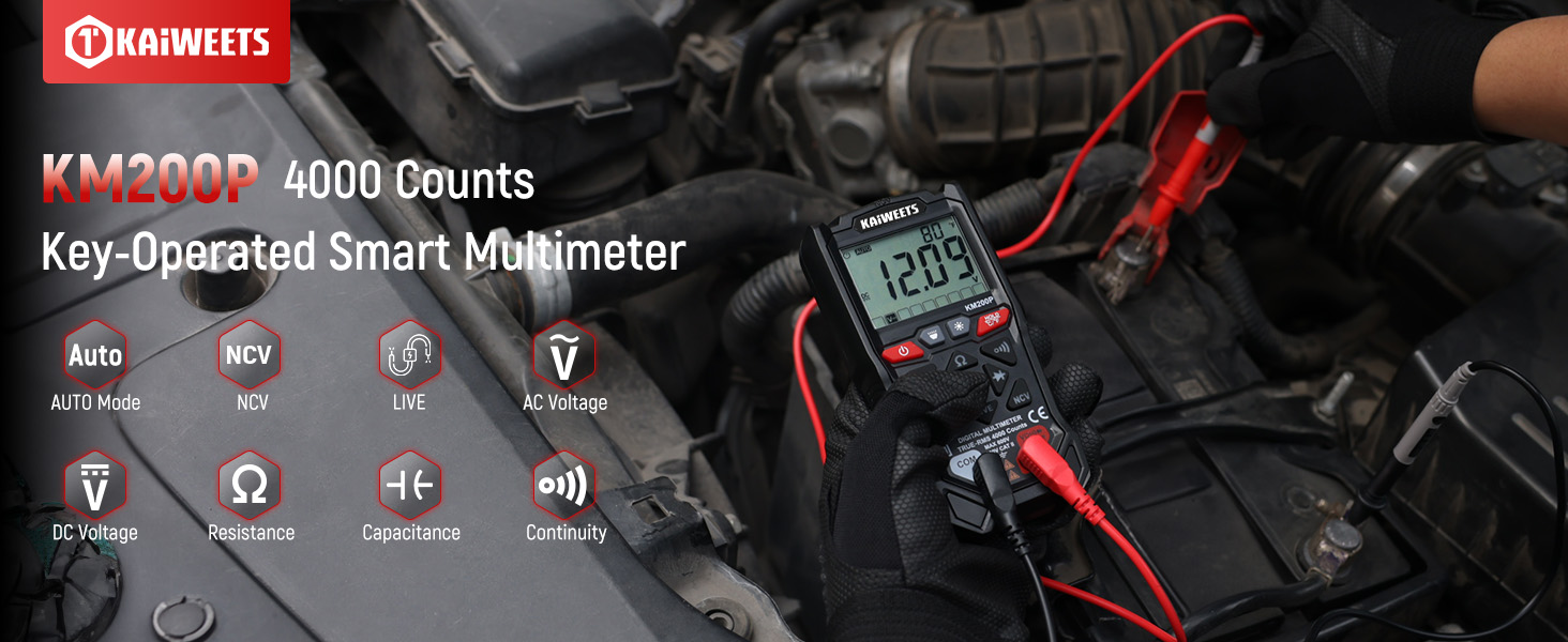 smart auto ranging multimeter